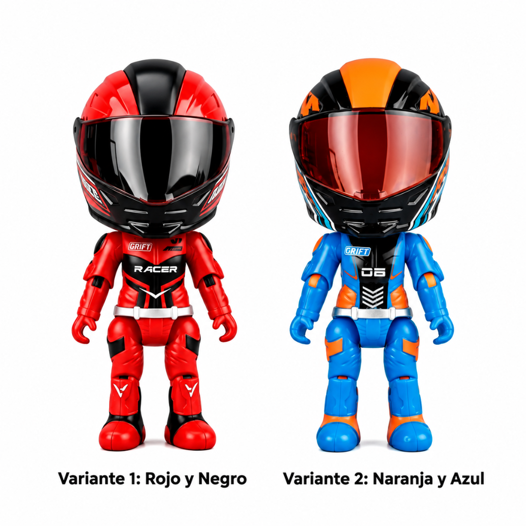 Ravex™ Figura Motociclista Transformable